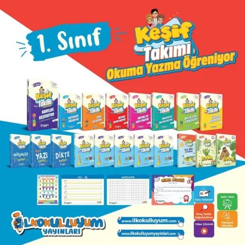 İlkokulluyum 1.Sınıf Keşif Takımı Okuma Yazma Öğreniyor